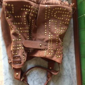 Sam Edleman Fringe Handbag Suede Type Material